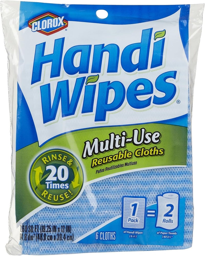Clorox Handi Wipes Multi-Use Reusable Cloths - 6 Count